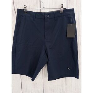 Quick Silver Shorts Mens 29 Navy Blue Lightweight Moisture Wick Stretch Golf
